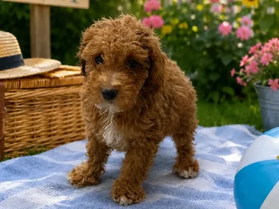Male Mini Poodle puppy named Rocky for sale at Puppy City Winchester.