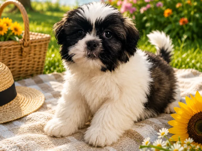 Female Shih Tzu puppy named Wanda for sale at Puppy City Winchester.