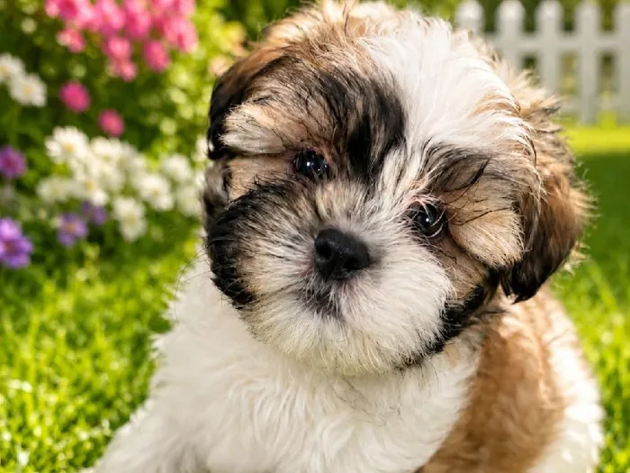 Male Malshi puppy named Bandit for sale at Puppy City Harrisonburg.