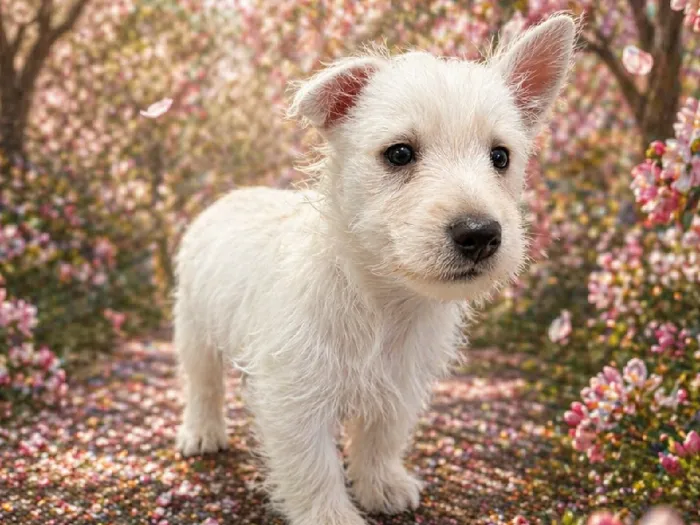Male West Highland Terrier puppy named Dash for sale at Puppy City Winchester.