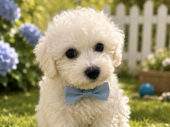 Male Bichon puppy named Sam for sale at Puppy City Harrisonburg.