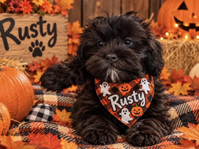 Male Shipoo puppy named Rusty for sale at Puppy City Harrisonburg.
