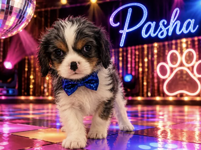 Male Cavalier King Charles Spaniel puppy named Pasha for sale at Puppy City Harrisonburg.